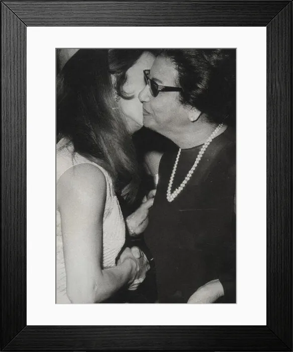 Framed Print : Umm Kulthum and Fairuz, Beirut 1967 Framed Print : Umm Kulthum and Fairuz, Beirut 1967