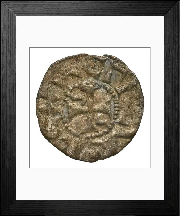 Framed Print : A medieval coin from Lons-le-Saunier Framed Print : A medieval coin from Lons-le-Saunier