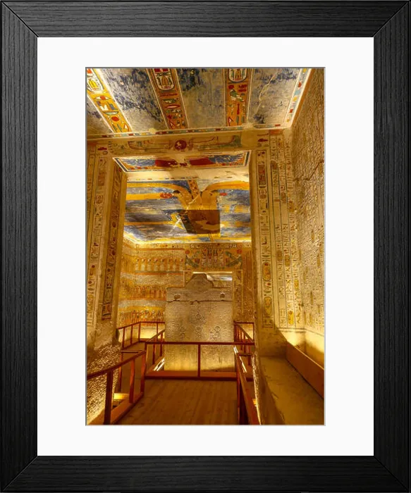 Framed Print : Inside the tomb of Ramses iv or Ramesses iv (KV2) in the Valley of the Kings, Thebes, Luxor, Egypt, Africa Framed Print : Inside the tomb of Ramses iv or Ramesses iv (KV2) in the Valley of the Kings, Thebes, Luxor, Egypt, Africa