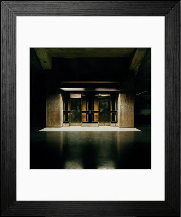 Framed Print : Two Elevators. Framed Print : Two Elevators.