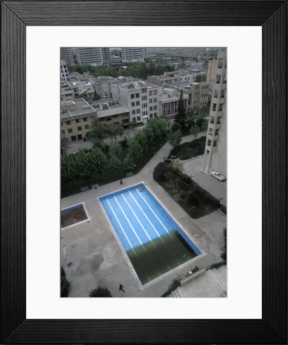 Framed Print : Deserted swimming pool Tehran Iran ©Mark Shenley 2002 Framed Print : Deserted swimming pool Tehran Iran ©Mark Shenley 2002