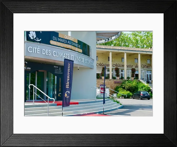 Framed Print : France, Saone et Loire, Macon, Cite des climats et vins de Bourgogne (City of Burgundy climates and wines) Framed Print : France, Saone et Loire, Macon, Cite des climats et vins de Bourgogne (City of Burgundy climates and wines)