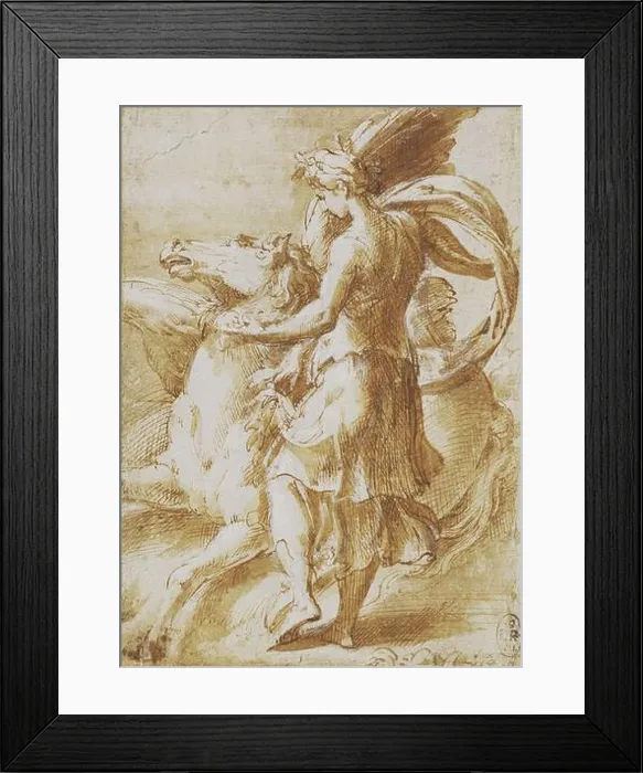 Framed Print : Parmigianino - Saturn and Philyra c.1534, Framed Print : Parmigianino - Saturn and Philyra c.1534,