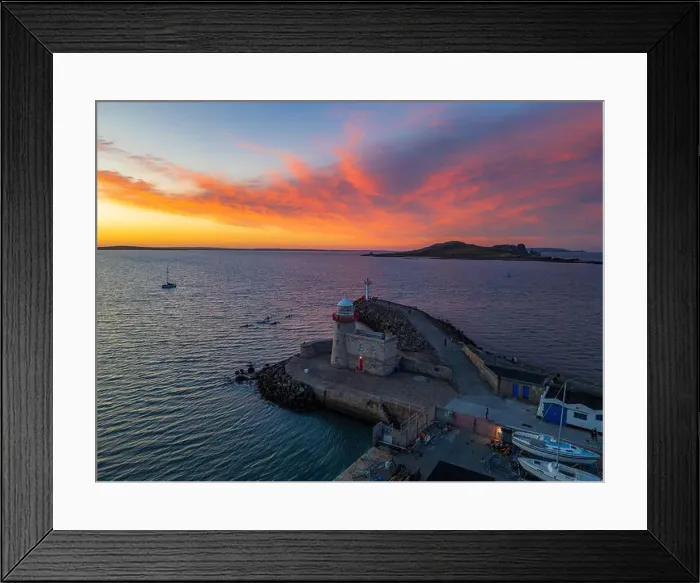 Framed Print : Sunset sky over Howth Framed Print : Sunset sky over Howth