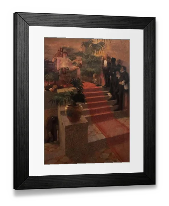 Framed Print : Mirko Racki: 'An Evil Woman (Reality)' (1905) Framed Print : Mirko Racki: 'An Evil Woman (Reality)' (1905)