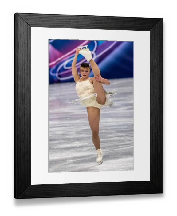 Framed Print : Alysa Liu (USA) competing at the Figure Skating Womens Short Skating during the Olympic Winter Games 2026 Milano Cortina Framed Print : Alysa Liu (USA) competing at the Figure Skating Womens Short Skating during the Olympic Winter Games 2026 Milano Cortina