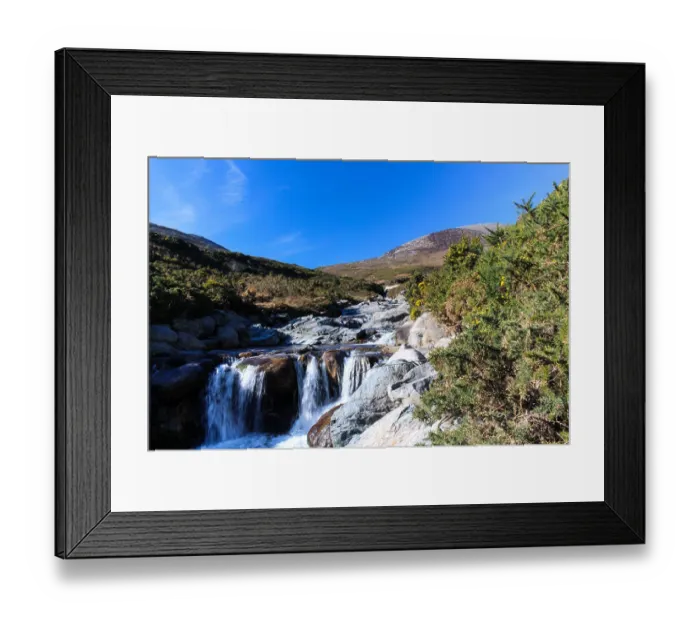 Framed Print : Bloody Bridge river near Newcastle, County Down, N.Ireland.