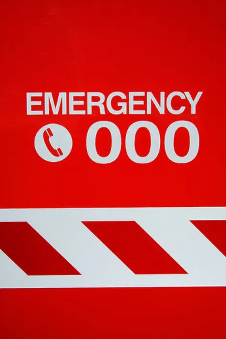 Framed Print : 000 triple zero emergency number on fire engine Framed Print : 000 triple zero emergency number on fire engine