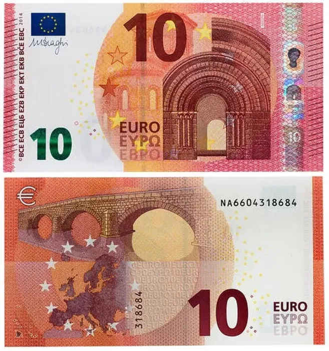 Framed Print : 10 Euro banknote, 2014