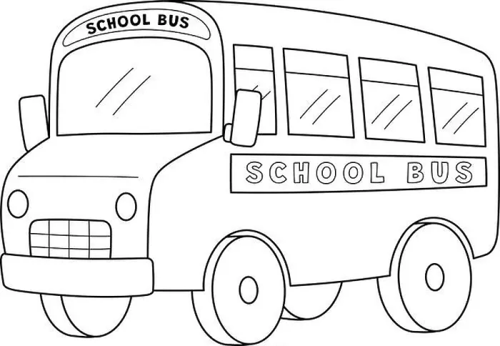 Framed Print : 100th Day Of School Bus Isolated Coloring Page Framed Print : 100th Day Of School Bus Isolated Coloring Page