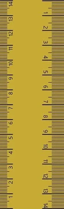 Framed Print : 14 cm measure ruler. 14 centimeters metric ruler with yellow and black colors Framed Print : 14 cm measure ruler. 14 centimeters metric ruler with yellow and black colors