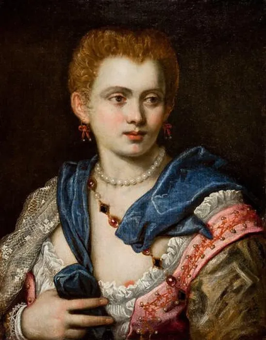 Framed Print : This 16th-century portrait by Jacopo Tintoretto possibly depicts Veronica Franco Framed Print : This 16th-century portrait by Jacopo Tintoretto possibly depicts Veronica Franco