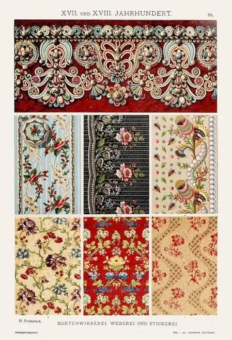 Framed Print : 17th and 18th Century Ornamentation Framed Print : 17th and 18th Century Ornamentation