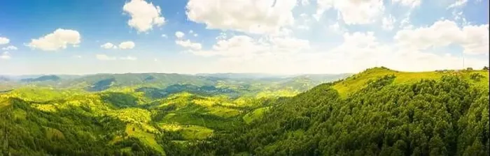 Framed Print : 180 degrees scenic panoramic landscape of nature in Carpathians, Ukraine. Beautiful mountains and forests on slopes Framed Print : 180 degrees scenic panoramic landscape of nature in Carpathians, Ukraine. Beautiful mountains and forests on slopes