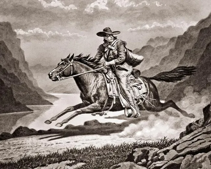 Framed Print : 1860s PONY EXPRESS RIDER MAIL MESSAGE DELIVERY FROM ST Framed Print : 1860s PONY EXPRESS RIDER MAIL MESSAGE DELIVERY FROM ST