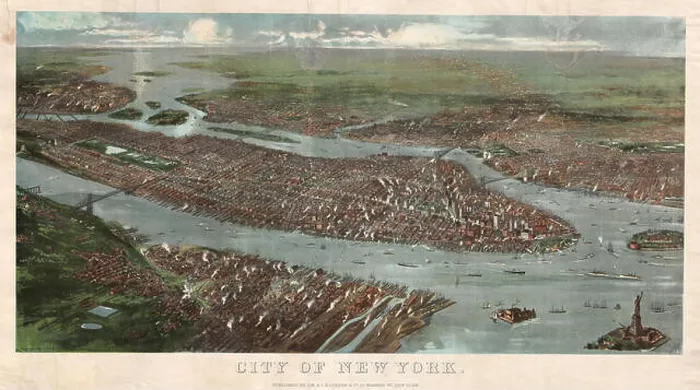 Framed Print : The 1897 map by Joseph Hutchins Colton depicts the City of New York Framed Print : The 1897 map by Joseph Hutchins Colton depicts the City of New York