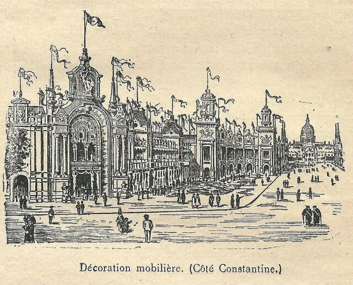 Framed Print : The 1900 Paris Exposition Universelle featured the Pavilion of Furniture Decoration Framed Print : The 1900 Paris Exposition Universelle featured the Pavilion of Furniture Decoration