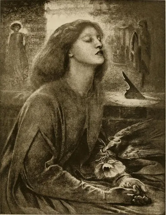 Framed Print : The 1900 work on the Rossettis covers the lives and works of Dante Gabriel and Christina Rossetti Framed Print : The 1900 work on the Rossettis covers the lives and works of Dante Gabriel and Christina Rossetti