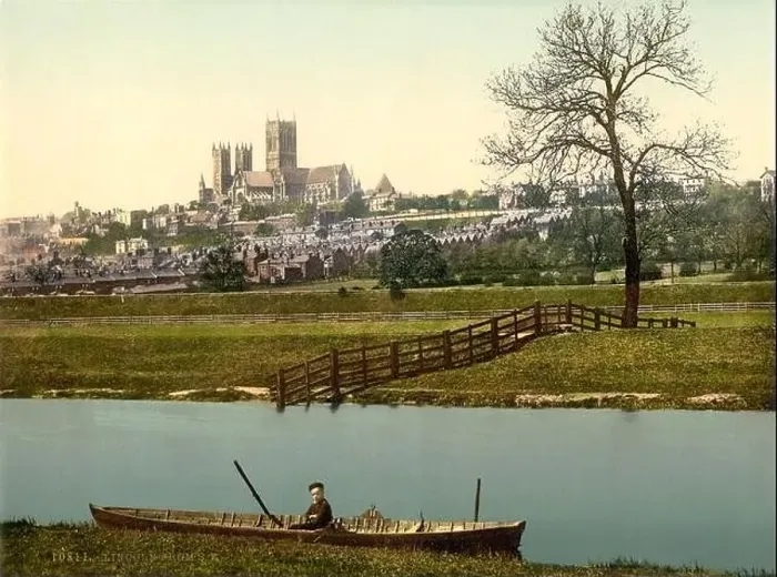 Framed Print : 1905 ca. LINCOLN, Lincolnshire Framed Print : 1905 ca. LINCOLN, Lincolnshire