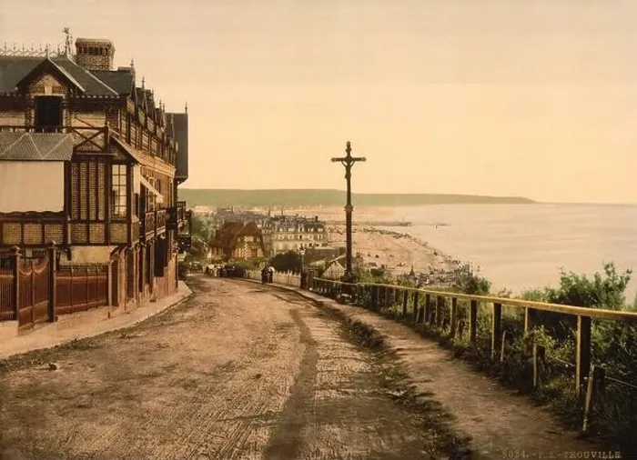 Framed Print : 1905 ca, TROUVILLE ( Trouville-sur-Mer )