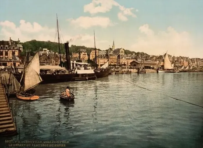 Framed Print : 1905 ca, TROUVILLE ( Trouville-sur-Mer ) Framed Print : 1905 ca, TROUVILLE ( Trouville-sur-Mer )