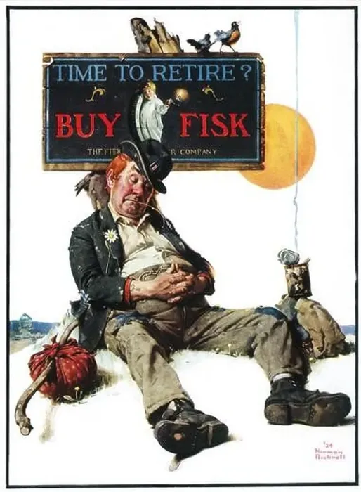 Framed Print : 1910 Fisk Tires Ad with Norman Rockwell ad Framed Print : 1910 Fisk Tires Ad with Norman Rockwell ad