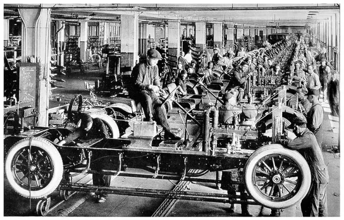 Framed Print : 1923 Automobile car factory final assembly line New York Framed Print : 1923 Automobile car factory final assembly line New York