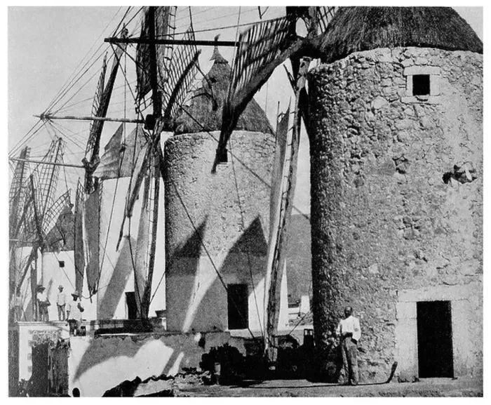 Framed Print : 1924 Majorca Windmill Mallorca, Spain Espagna Framed Print : 1924 Majorca Windmill Mallorca, Spain Espagna