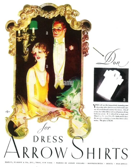 Framed Print : 1929 Arrow shirts ad Framed Print : 1929 Arrow shirts ad