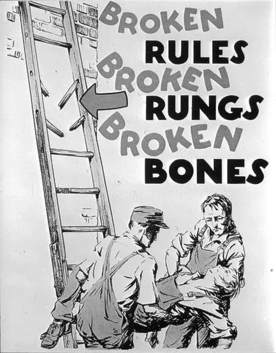 Framed Print : This 1930s-era safety poster from the Alberta Department of Public Health emphasizes workplace safety regulations Framed Print : This 1930s-era safety poster from the Alberta Department of Public Health emphasizes workplace safety regulations
