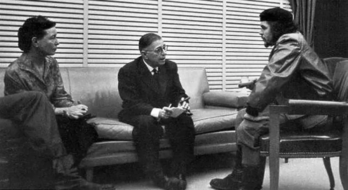 Framed Print : In 1960 the philosophers Simone de Beauvoir and Jean‑Paul Sartre visited Cuba and met Ernesto Framed Print : In 1960 the philosophers Simone de Beauvoir and Jean‑Paul Sartre visited Cuba and met Ernesto