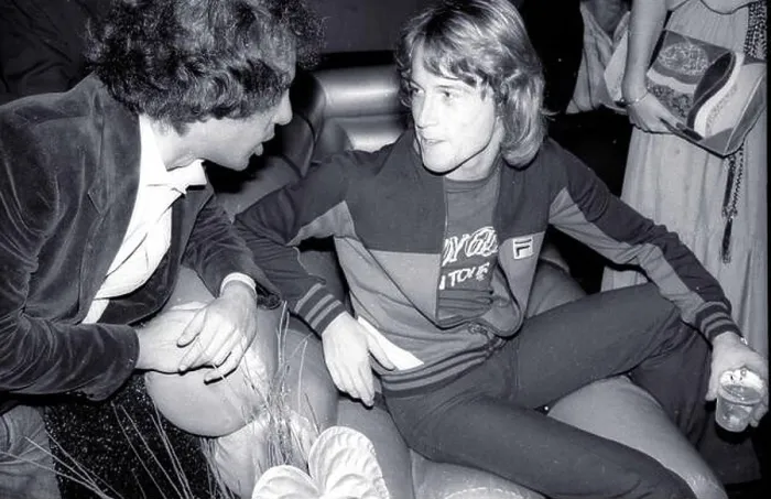 Framed Print : 1978 New York City Steve Rubell Andy Gibb at Studio 54 Credit: Adam Scull-PHOTOlink / MediaPunch Framed Print : 1978 New York City Steve Rubell Andy Gibb at Studio 54 Credit: Adam Scull-PHOTOlink / MediaPunch