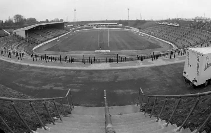 Framed Print : 1993, Odsall Stadium Rugby League ground, Bradford, West Yorkshire, Northern England, UK Framed Print : 1993, Odsall Stadium Rugby League ground, Bradford, West Yorkshire, Northern England, UK