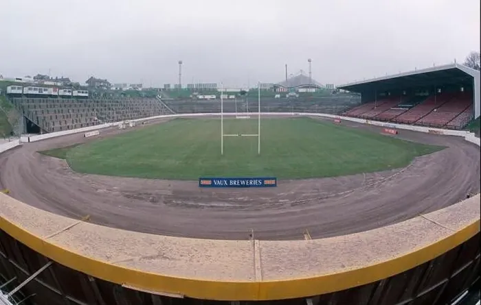 Framed Print : 1993, Odsall Stadium Rugby League ground, Bradford, West Yorkshire, Northern England, UK Framed Print : 1993, Odsall Stadium Rugby League ground, Bradford, West Yorkshire, Northern England, UK