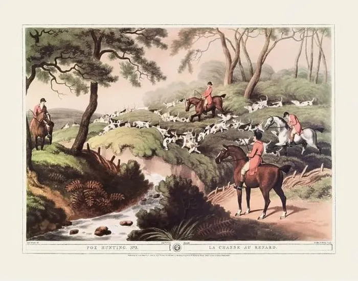 Framed Print : 19th-century hunting illustration Framed Print : 19th-century hunting illustration