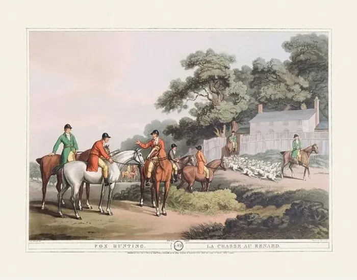 Framed Print : 19th-century hunting illustration Framed Print : 19th-century hunting illustration
