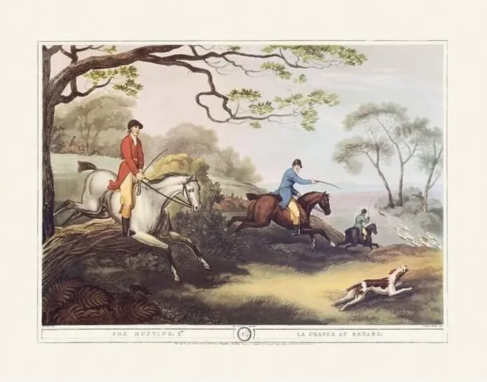 Framed Print : 19th-century hunting illustration Framed Print : 19th-century hunting illustration