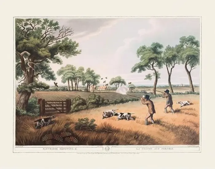 Framed Print : 19th-century hunting illustration Framed Print : 19th-century hunting illustration