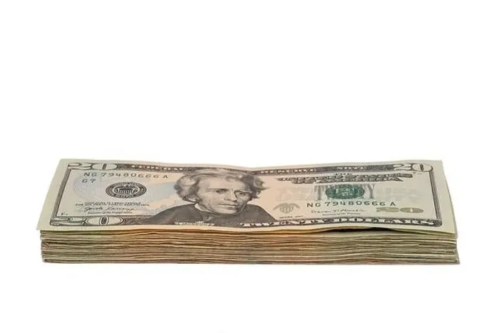 Framed Print : 20 Dollar Bill Stack Framed Print : 20 Dollar Bill Stack