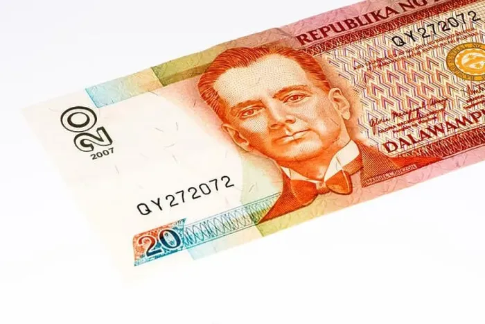 Framed Print : 20 pesos bank note of Philippines. Pesos is the national currency of Philippines Framed Print : 20 pesos bank note of Philippines. Pesos is the national currency of Philippines