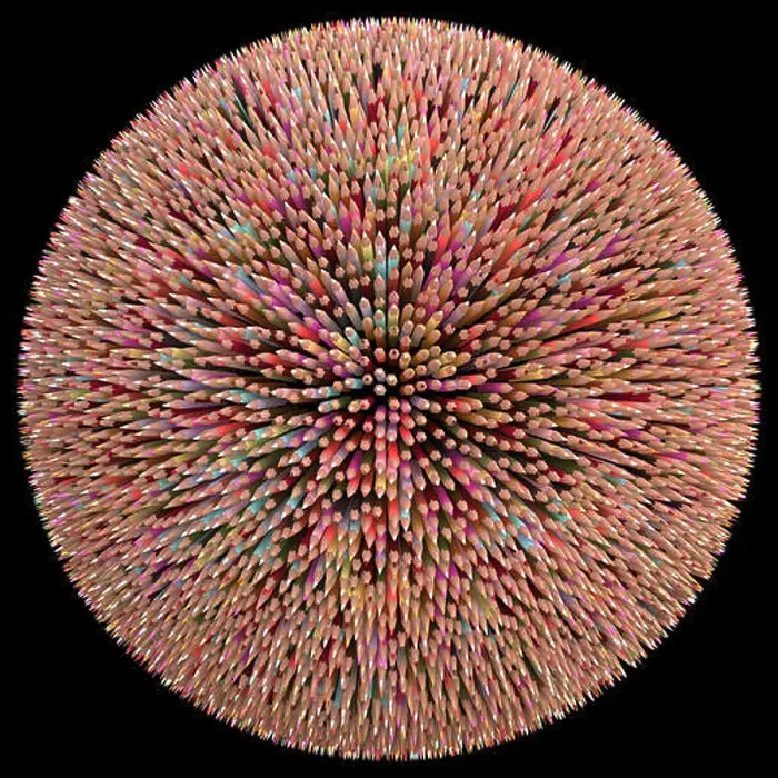 Framed Print : 2000 colored pencils arranged in sphere. Clipping path included Framed Print : 2000 colored pencils arranged in sphere. Clipping path included