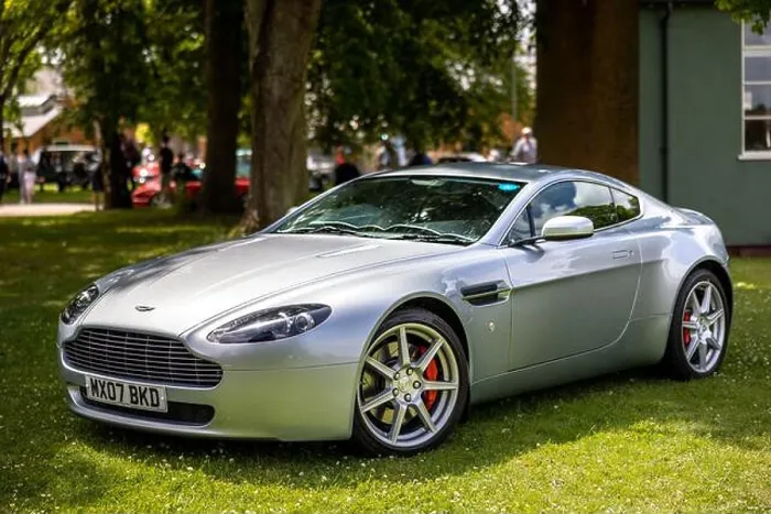 Framed Print : 2007 Aston Martin V8 Vantage ‘MX07 BKD on display at the June Scramble held at the Bicester Heritage Centre Framed Print : 2007 Aston Martin V8 Vantage ‘MX07 BKD on display at the June Scramble held at the Bicester Heritage Centre