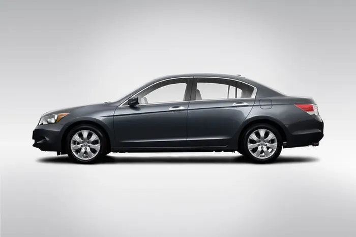 Framed Print : 2008 Honda Accord EX-L V6 in Gray - Drivers Side Profile Framed Print : 2008 Honda Accord EX-L V6 in Gray - Drivers Side Profile