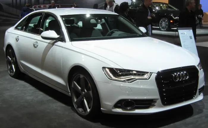 Framed Print : The 2011 Audi A6 sedan offers a luxury driving experience with its 3 Framed Print : The 2011 Audi A6 sedan offers a luxury driving experience with its 3