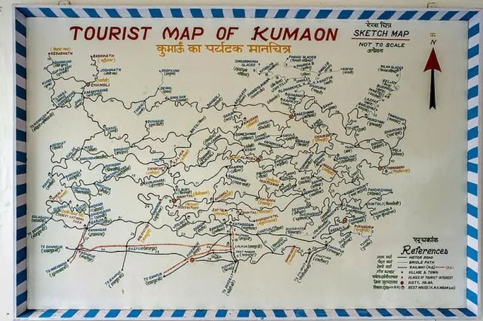 Framed Print : 26 Sep 2009 Signe showing Guide Map of Tourist Map Og Kumaon in Uttarakhand Outside Tourist Office Nainital Uttarakhand Framed Print : 26 Sep 2009 Signe showing Guide Map of Tourist Map Og Kumaon in Uttarakhand Outside Tourist Office Nainital Uttarakhand