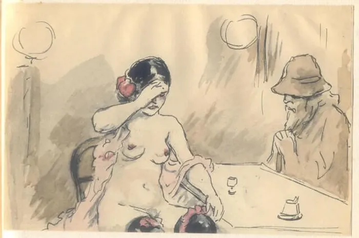 Framed Print : 30 Adolphe Willette - Madeleine, Monologue et 9 dessins Framed Print : 30 Adolphe Willette - Madeleine, Monologue et 9 dessins