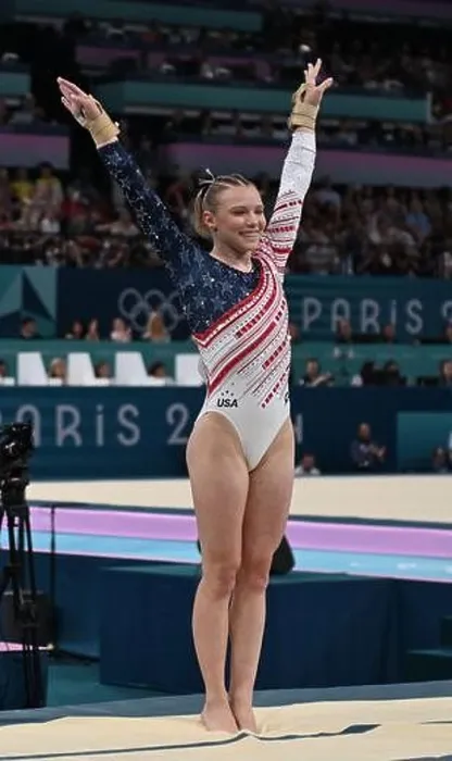 Framed Print : 30th July 2024; Paris Olympic Games, Bercy Arena, Paris, France, Day 4; Womens Team Gymnastics final, Jade Carey of USA completes her vault Framed Print : 30th July 2024; Paris Olympic Games, Bercy Arena, Paris, France, Day 4; Womens Team Gymnastics final, Jade Carey of USA completes her vault