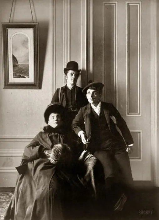 Framed Print : 358 Crossdressing circa 1890 Frances Benjamin Johnston (right) Framed Print : 358 Crossdressing circa 1890 Frances Benjamin Johnston (right)