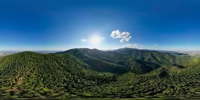 Framed Print : 360 aerial drone view, with the mountain of Vieil Armand Framed Print : 360 aerial drone view, with the mountain of Vieil Armand