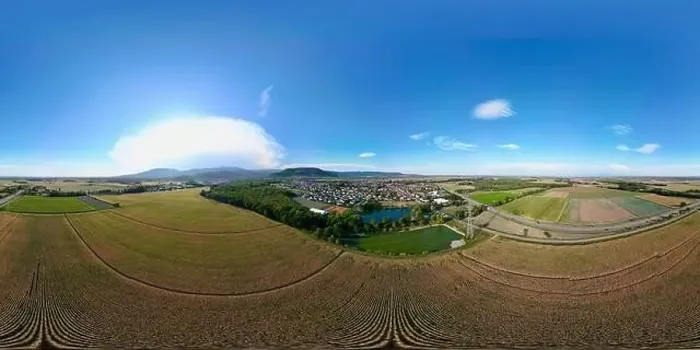 Framed Print : 360° Aerial View of Contested Daweid ZAC Framed Print : 360° Aerial View of Contested Daweid ZAC
